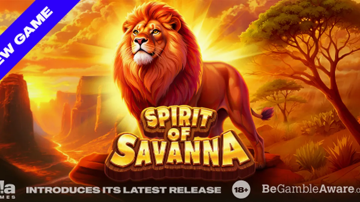 Pemandangan alam liar sabana dalam slot Spirit of Savanna